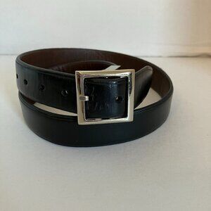 Dockers Synthetic Leather Slim Dress Belt -2 COLORS - Black & Brown Size 30.5".